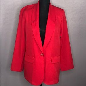 Liz Baker Essentials Blazer RED SZ 8
